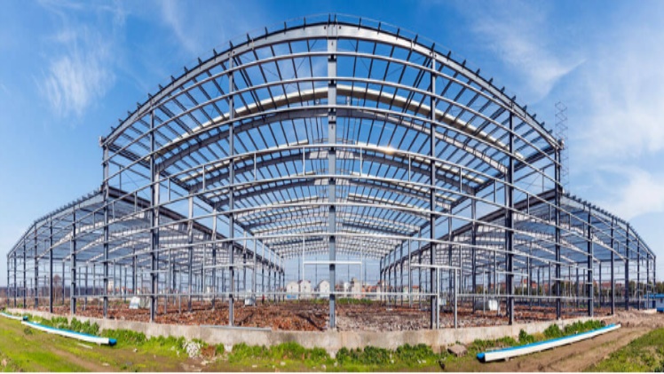 a structure built using structural steel